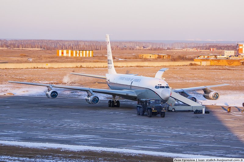 Американский самолет-разведчик объявился в Новосибирске